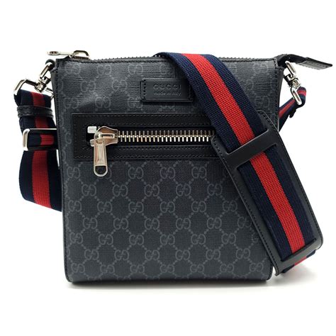 gucci gg black messenger